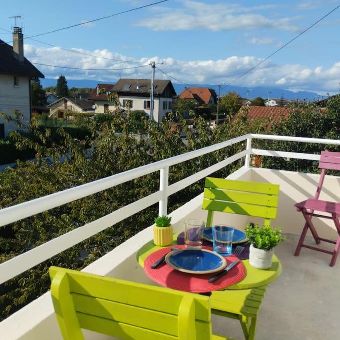 Appartement Verdoyant Au Bord Du Lac Leman Entre Evian Et Thonon Dans Une Villa Publier Dış mekan fotoğraf