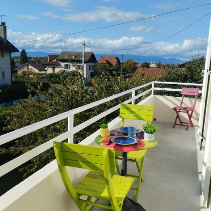 Appartement Verdoyant Au Bord Du Lac Leman Entre Evian Et Thonon Dans Une Villa Publier Dış mekan fotoğraf